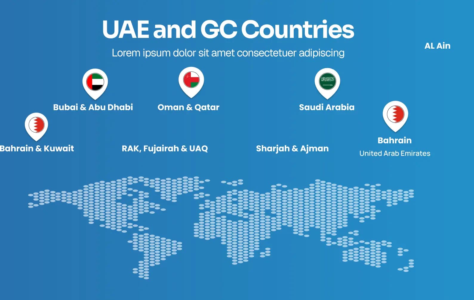 UAE and GCC coverage map